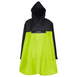Poncho VAUDE Covero II. Czarne kurtki sportowe Vaude, bez wzorów, bez kaptura, rowerowe. Za 284.05 zł.