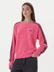 Adidas Bluza adicolor Holiday JX7811 Różowy Loose Fit. Czerwone bluzy Adidas, l, bez wzorów, z syntetyku, bez kaptura. Za 399.99 zł.