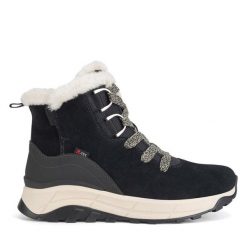Botki Rieker Revolution Lifestyle. Czarne botki Rieker Revolution Lifestyle, bez wzorów, bez obcasa, na płaskiej podeszwie, bez zapięcia. Za 384.99 zł.