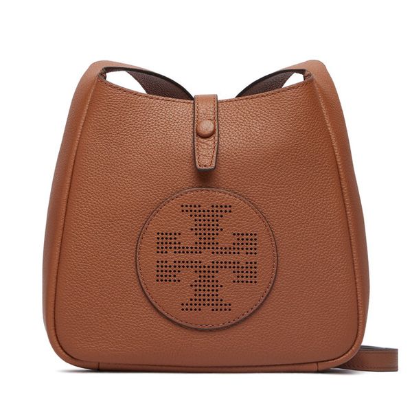 Torebka Tory Burch. Brązowe torebki klasyczne Tory Burch, bez wzorów, bez dodatków. Za 1,504.00 zł.