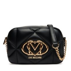 Torebka LOVE MOSCHINO. Czarne listonoszki Love Moschino, bez wzorów, bez dodatków. Za 879.99 zł.