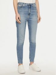 Calvin Klein Jeans Jeansy J20J224486 Błękitny Super Skinny Fit. Niebieskie jeansy Calvin Klein Jeans, bez wzorów. Za 279.99 zł.