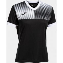 Joma Eco Supernova damska koszulka, czarno-biała, S. Białe bluzki Joma, s, bez wzorów, z poliesteru, sportowe, bez kołnierzyka, bez ramiączek. W wyprzedaży za 156.35 zł.