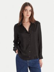 Marella Koszula Matita 2525116091 Czarny Regular Fit. Czarne koszule Marella, bez wzorów, z syntetyku, bez kołnierzyka, bez ramiączek. Za 559.99 zł.