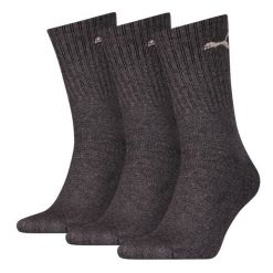 Puma Skarpety Sport Crew 3-Pack 88035504. Szare skarpety Puma, bez wzorów, z bawełny. Za 47.99 zł.