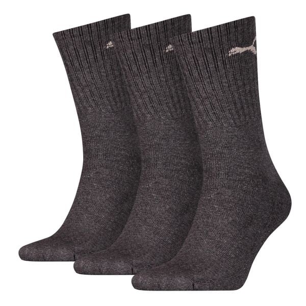 Puma Skarpety Sport Crew 3-Pack 88035504. Szare skarpety Puma, bez wzorów, z bawełny. Za 46.99 zł.
