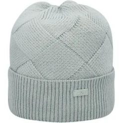 Cmp WOMAN KNITTED HAT damska czapka dziana 100% poliwęglan – E421 Jade. Niebieskie czapki CMP, bez wzorów, z materiału. Za 119.00 zł.