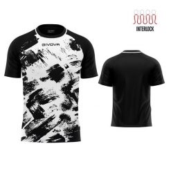 Unisex Givova Art Sports T-shirt Czarny i Biały 2XS. Białe bluzki Givova, xs, bez wzorów, z poliesteru, bez kołnierzyka, bez ramiączek. Za 136.99 zł.