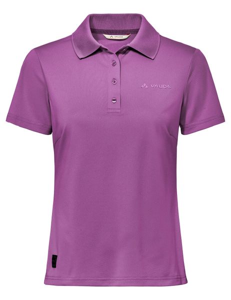 Koszulka polo damska Essential. Czerwone koszulki polo Vaude, na lato, s, bez wzorów, z dzianiny, bez kołnierzyka, bez ramiączek. Za 259.00 zł.