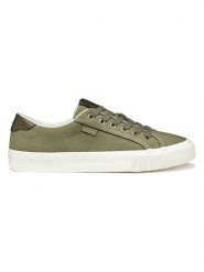 Geox Sneakersy "Emmeleny" w kolorze khaki rozmiar: 36. Brązowe trampki Geox, bez wzorów, bez zapięcia. Za 190.18 zł.