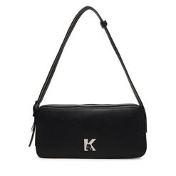 Torebka Karl Lagerfeld Jeans. Czarne torebki klasyczne Karl Lagerfeld Jeans, bez wzorów, z jeansu, bez dodatków. Za 709.99 zł.