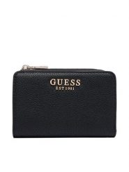 Guess Portfel Laurel SWBG74 59156 Czarny. Czarne portfele Guess, z aplikacjami, ze skóry. Za 264.99 zł.