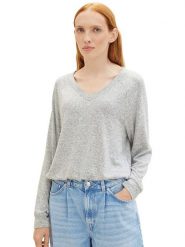 Tom Tailor Sweter w kolorze szarym rozmiar: XL. Szare swetry Tom Tailor, xl, bez wzorów, bez ramiączek. Za 57.06 zł.