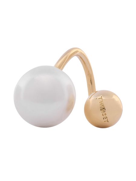 TWINSET Pierścionek Anello 252TA413A Złoty. Żółte pierścionki Twinset, metalowe. Za 339.99 zł.