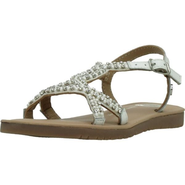 Sandały GIOSEPPO KOMENSKY Biały. Białe sandały Gioseppo, bez wzorów, ze skóry, bez obcasa, bez zapięcia. Za 198.99 zł.