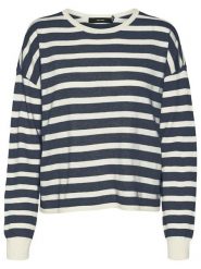 Vero Moda Sweter w kolorze czarno-kremowym rozmiar: M. Brązowe swetry Vero Moda, m, bez wzorów, ze splotem, bez ramiączek. Za 57.20 zł.