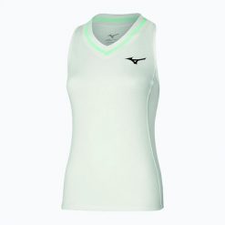 Damski tank top Mizuno. Białe topy Mizuno, bez wzorów, bez kołnierzyka, bez ramiączek. Za 119.99 zł.