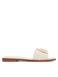 Aldo Klapki Sabbia 14016605 Beżowy. Brązowe klapki Aldo, bez wzorów, z materiału, bez obcasa. Za 299.99 zł.