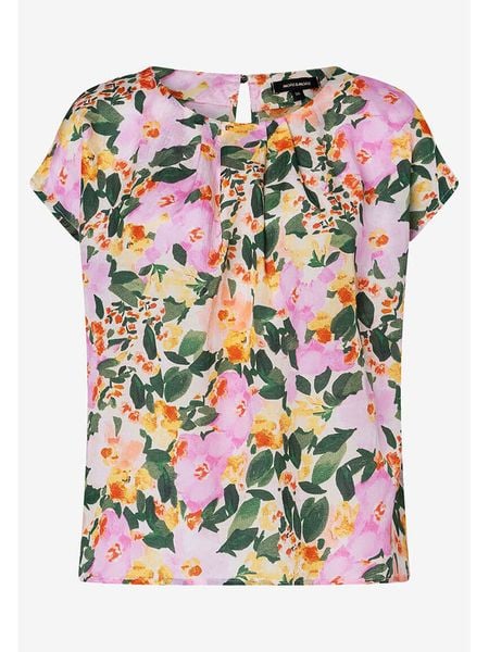 More & More Bluzka w kolorze zielono-jasnoróżowym rozmiar: 40. Różowe bluzki More & More, bez wzorów, bez kołnierzyka, bez ramiączek. Za 126.75 zł.