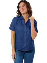 WITT WEIDEN Bluzka w kolorze granatowym rozmiar: 50. Niebieskie bluzki WITT WEIDEN, bez wzorów, bez kołnierzyka, bez ramiączek. Za 69.99 zł.