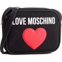 Torebka LOVE MOSCHINO - JC4332PP07KV100A Nero. Czarne listonoszki Love Moschino, bez wzorów, z materiału, na ramię, bez dodatków. W wyprzedaży za 319.00 zł.