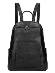 Wojas Skórzany plecak w kolorze czarnym - 28 x 32 x 14 cm rozmiar: onesize. Czarne plecaki Wojas, bez wzorów, z materiału. Za 399.95 zł.