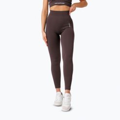 Legginsy treningowe damskie Carpatree Allure Seamless. Brązowe legginsy sportowe Carpatree, m, bez wzorów, z elastanu, na fitness i siłownię. Za 269.99 zł.