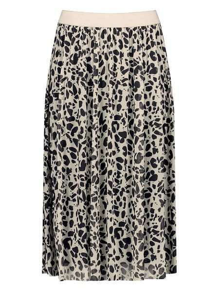 TAIFUN Spódnica w kolorze beżowo-czarnym rozmiar: 42. Brązowe spódnice Taifun, na co dzień, bez wzorów, midi, proste. Za 100.52 zł.