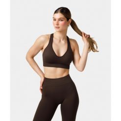 Biustonosz bezszwowy Carpatree Elite brązowy. Brązowe bielizna sportowa Carpatree, l, bez wzorów. W wyprzedaży za 129.99 zł.