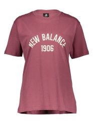 New Balance Koszulka sportowa "Essentials Varsity" w kolorze różowym rozmiar: XL. Różowe koszulki sportowe New Balance, bez wzorów, z bawełny, bez ramiączek, outdoorowe. Za 114.44 zł.