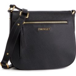 Torebka TWINSET - Tracolla 191TO8104 Nero 00006. Czarne listonoszki Twinset, bez wzorów, ze skóry ekologicznej, bez dodatków. W wyprzedaży za 409.00 zł.