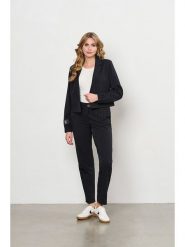 &Co Woman Spodnie "Pola" w kolorze czarnym rozmiar: S. Czarne spodnie materiałowe &Co Woman, s, bez wzorów, z materiału. Za 249.76 zł.