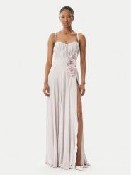 Elisabetta Franchi Sukienka wieczorowa ABR2252E2 544 Fioletowy jasny Regular Fit. Fioletowe sukienki Elisabetta Franchi, bez wzorów, z syntetyku, wizytowe, bez kołnierzyka, bez ramiączek. Za 1,623.99 zł.