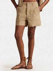 Polo Ralph Lauren Szorty materiałowe 211949934003 Beżowy Relaxed Fit. Brązowe szorty Polo Ralph Lauren, bez wzorów, z bawełny. Za 659.99 zł.