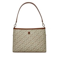 Torebka Tommy Hilfiger. Brązowe torebki klasyczne TOMMY HILFIGER, bez wzorów, bez dodatków. Za 489.99 zł.
