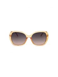 Guess Damskie okulary przeciwsłoneczne w kolorze żółtym rozmiar: 57. Żółte okulary przeciwsłoneczne Guess, z aplikacjami, z tworzywa sztucznego. Za 210.32 zł.