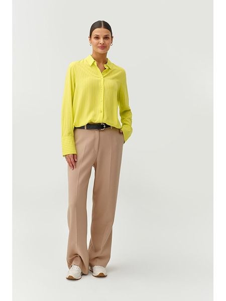 TATUUM Bluzka w kolorze żółtym rozmiar: 46. Żółte bluzki Tatuum, bez wzorów, z wiskozy, bez kołnierzyka, bez ramiączek. Za 117.73 zł.