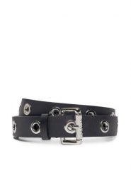 Pinko Pasek Damski Amantani H3 Belt 20242 PLT01 103794.A1ZD Czarny. Czarne paski Pinko, bez wzorów, ze skóry. Za 399.99 zł.