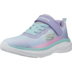 Buty SKECHERS BOUNDLESS COLOR BLITZ Niebieski. Niebieskie trekkingi Skechers, z syntetyku, trekkingowe. Za 195.99 zł.