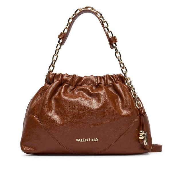 Torebka Valentino. Brązowe torebki klasyczne Valentino, bez wzorów, bez dodatków. Za 679.99 zł.