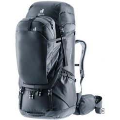 Plecak podróżny damski Deuter Voyager 60+10 SL - black. Czarne plecaki Deuter, bez wzorów. Za 1,144.49 zł.