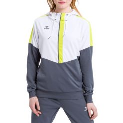 Damska bluza z kapturem Erima Squad. Białe bluzy Erima, xs, bez wzorów, z kapturem. W wyprzedaży za 135.50 zł.