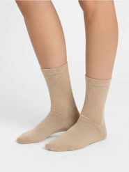 Prążkowane skarpetki 2 pack - wielobarwny. Skarpety Sinsay, bez wzorów, prążkowane. Za 15.99 zł.