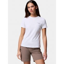 T-shirt Damski Columbia Diamond Peak Pro. Białe t-shirty Columbia, bez wzorów, bez kołnierzyka, bez ramiączek. Za 269.00 zł.