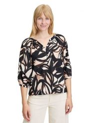 BETTY & CO Bluzka w kolorze kremowym rozmiar: 40. Brązowe bluzki Betty & Co, bez wzorów, bez kołnierzyka, bez ramiączek. Za 154.95 zł.