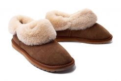EMU AUSTRALIA Platinum Mintaro WP11850 Chestnut/Chataigne, botki damskie. Brązowe botki EMU Australia, na zimę, bez wzorów, ze skóry, bez obcasa, bez zapięcia. Za 529.90 zł.