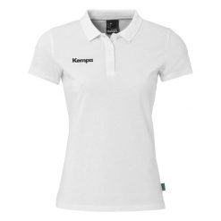 Damska koszulka polo Kempa Classic. Białe bluzki Kempa, bez wzorów, bez kołnierzyka, bez ramiączek. Za 163.50 zł.