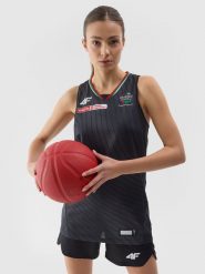 4F Koszulka meczowa replika wyjazdowa z sezonu 2024/25 damska 4F x Zagłębie Sosnowiec - multikolor XL. Koszulki sportowe 4f, bez wzorów, z dzianiny, bez ramiączek, na fitness i siłownię. W wyprzedaży za 79.99 zł.
