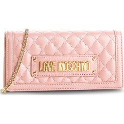 Torebka LOVE MOSCHINO - JC5613PP17LA0600 Rosa. Czerwone torebki klasyczne Love Moschino, bez wzorów, ze skóry ekologicznej, bez dodatków. W wyprzedaży za 359.00 zł.
