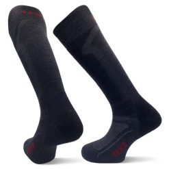 Skarpety narciarskie i snowboardowe z wełny Merino Teko ecoSKI. Czarne skarpety TEKO, bez wzorów, z elastanu. Za 71.00 zł.
